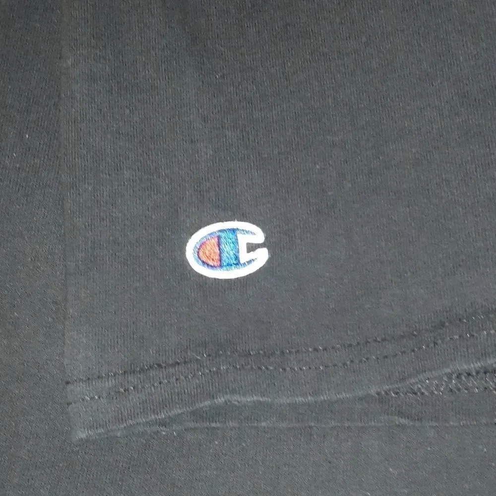 Champion‎ Heritage Big C Patch Black T-Shirt Large - Picture 5 of 5